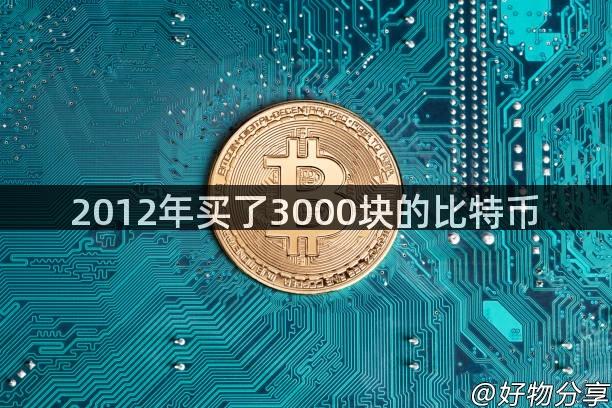 2012年买了3000块的比特币