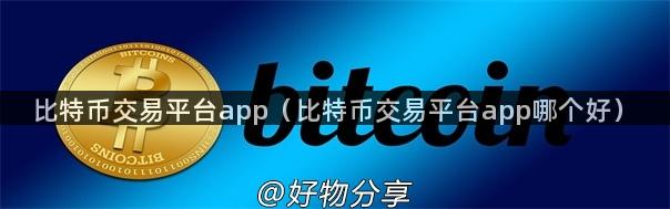 比特币交易平台app（比特币交易平台app哪个好）