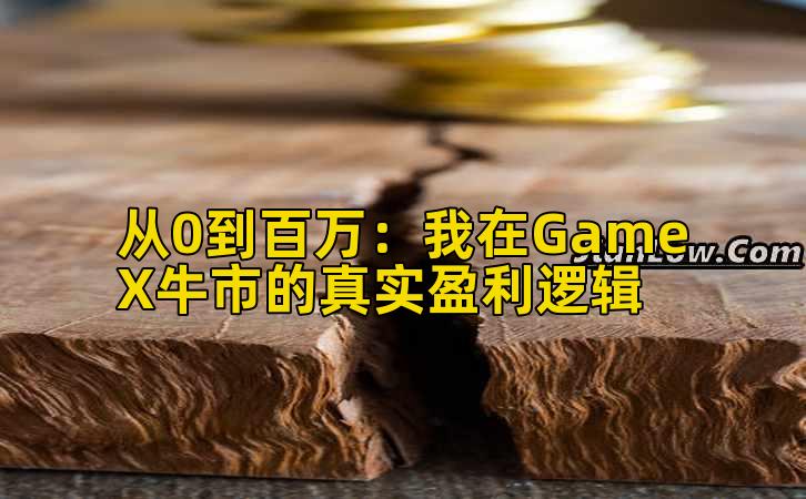 从0到百万:我在GameX牛市的真实盈利逻辑