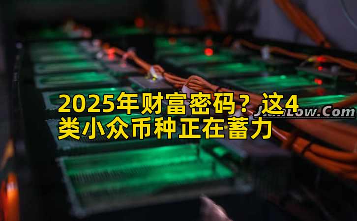 2025年财富密码?这4类小众币种正在蓄力