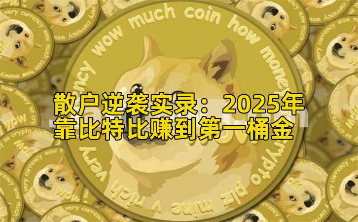 散户实战实录：2025年靠比特比赚到第一桶金