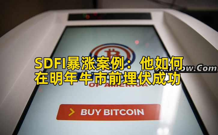 SDFI暴涨案例：他如何在明年牛市前埋伏成功