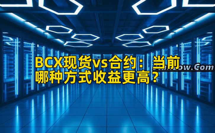 BCX现货vs合约：当前哪种方式收益更高？