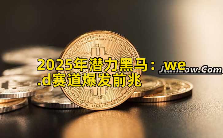 2025年潜力黑马：we.d赛道爆发前兆