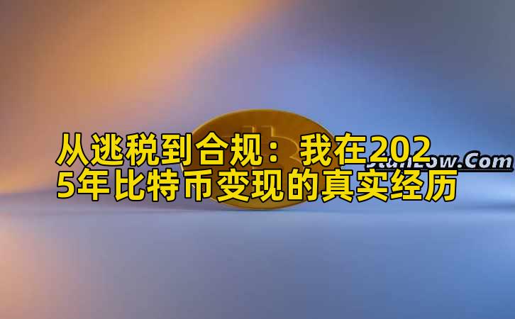 从逃税到合规：我在2025年比特币变现的真实经历