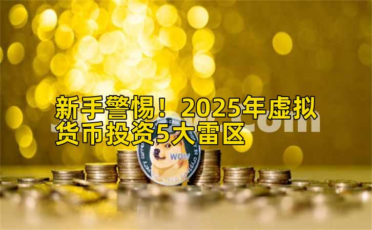 新手警惕！2025年虚拟货币投资5大雷区
