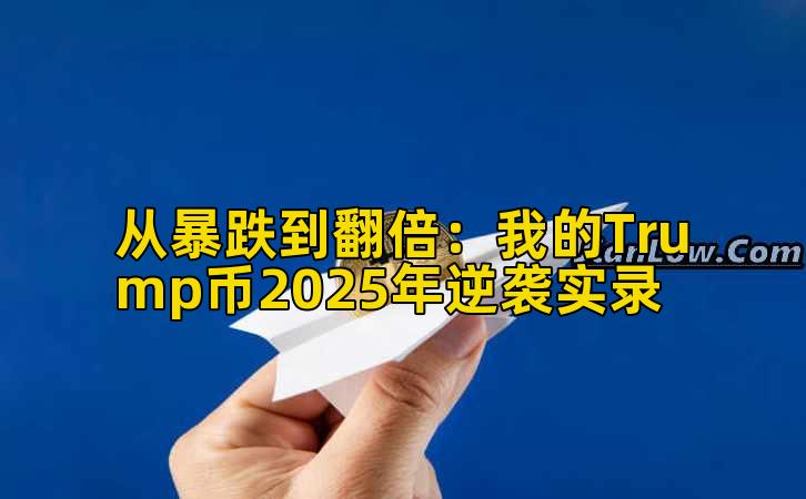 从暴跌到翻倍：我的Trump币2025年逆袭实录