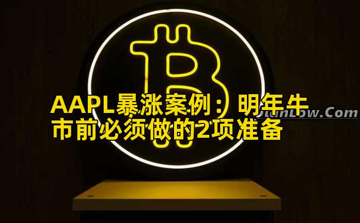AAPL暴涨案例：明年牛市前必须做的2项准备