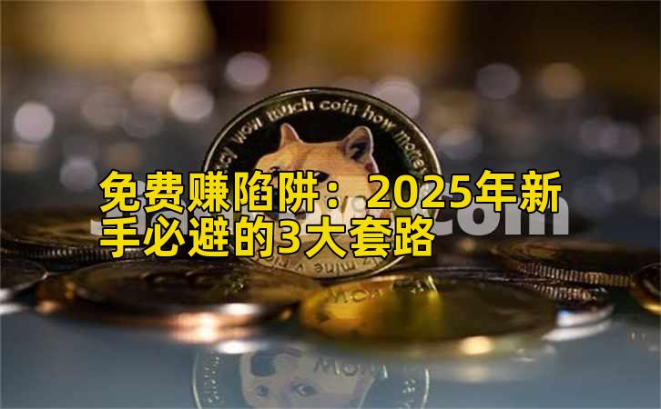 免费赚陷阱：2025年新手必避的3大套路