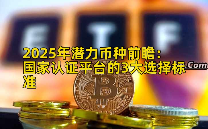 2025年潜力币种前瞻：国家认证平台的3大选择标准