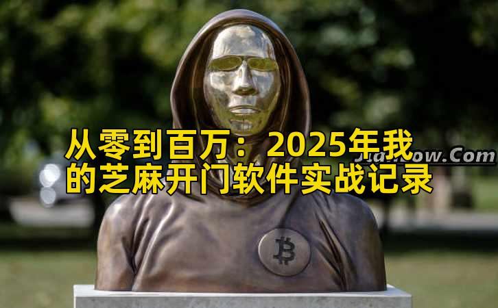 从零到百万：2025年我的芝麻开门软件实战记录