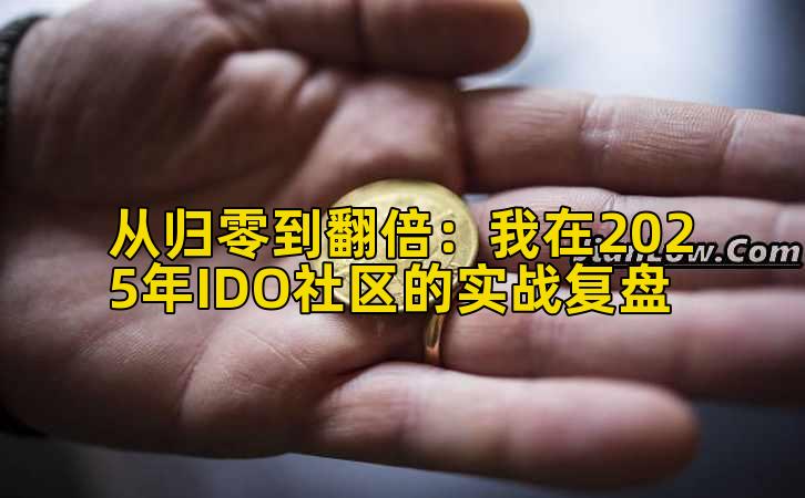 从归零到翻倍：我在2025年IDO社区的实战复盘