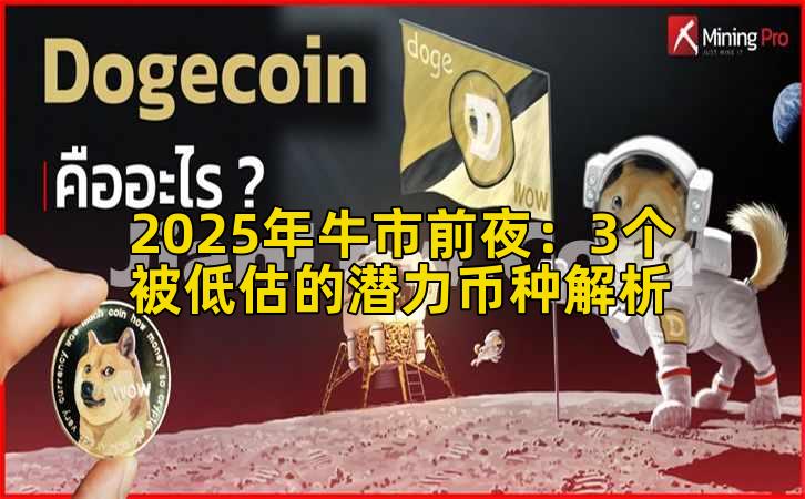 2025年牛市前夜：3个被低估的潜力币种解析