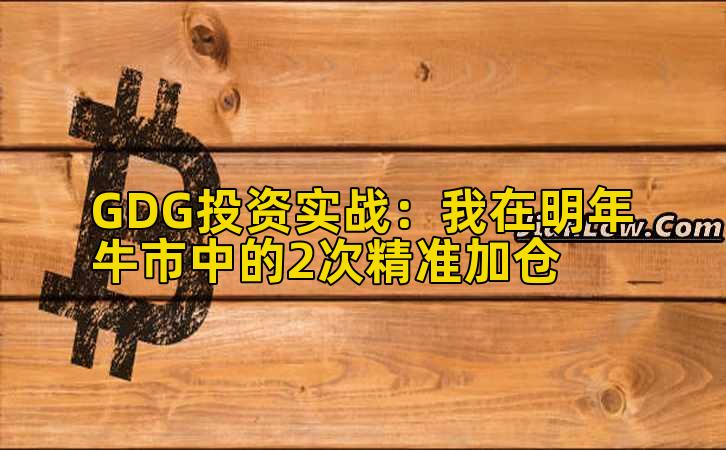 GDG投资实战:我在明年牛市中的2次精准加仓