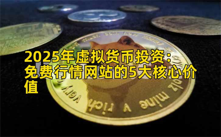2025年虚拟货币投资：免费行情网站的5大核心价值