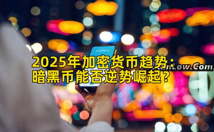 2025年加密货币趋势：暗黑币能否逆势崛起？