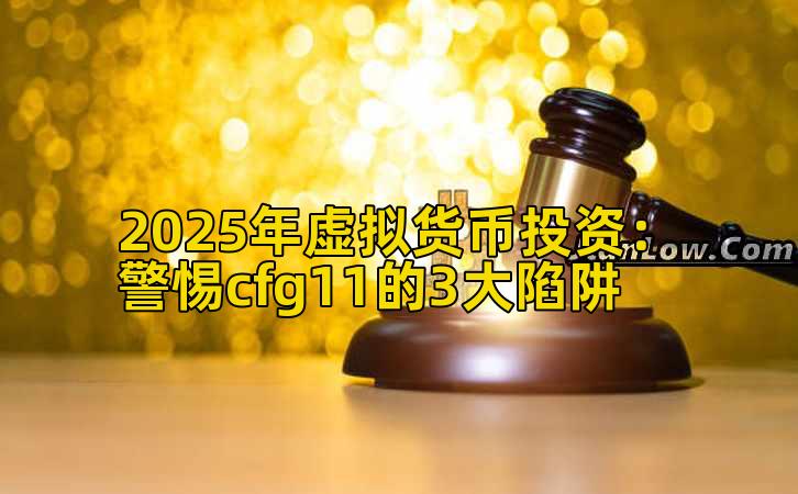 2025年虚拟货币投资：警惕cfg11的3大陷阱