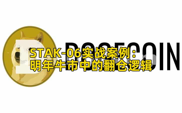 STAK-06实战案例：明年牛市中的翻仓逻辑