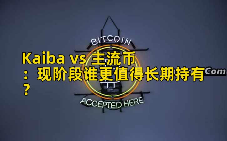 Kaiba vs 主流币:现阶段谁更值得长期持有?