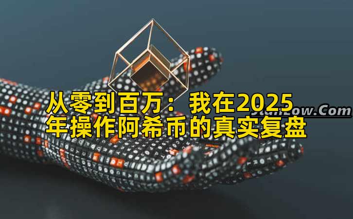 从零到百万：我在2025年操作阿希币的真实复盘