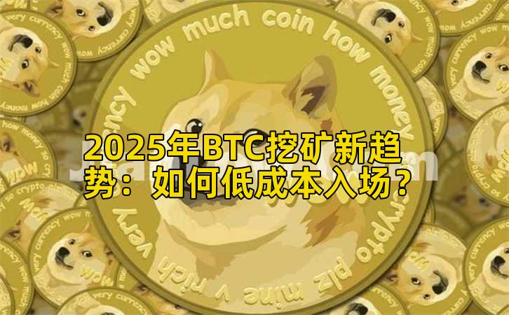 2025年BTC挖矿新趋势：如何低成本入场？