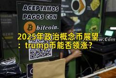 2025年政治概念币展望：trump币能否领涨？