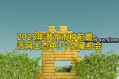 2025年潜力币种前瞻：派网生态中3个隐藏机会
