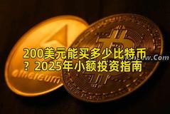 200美元能买多少比特币？2025年小额投资指南