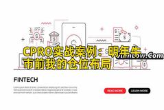 CPRO实战案例：明年牛市前我的仓位布局