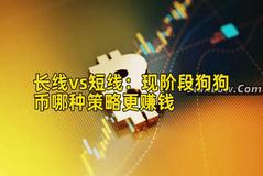 长线vs短线：现阶段狗狗币哪种策略更赚钱