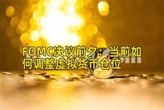 FOMC决议前夕：当前如何调整虚拟货币仓位