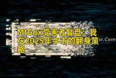 MtGox受害者复盘：我在2025年牛市的翻身策略