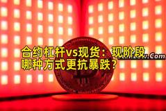 合约杠杆vs现货：现阶段哪种方式更抗暴跌？