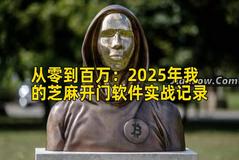 从零到百万：2025年我的芝麻开门软件实战记录