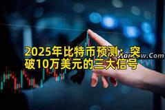 2025年比特币预测：突破10万美元的三大信号