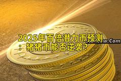 2025年百倍潜力币预测：猪猪币能否逆袭？