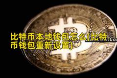 比特币本地钱包怎么(比特币钱包重新设置)