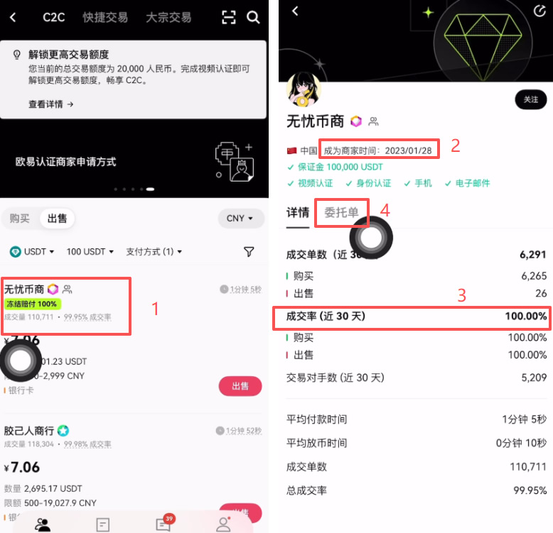 欧易OKX如何卖出USDT变现到银行卡?_图3